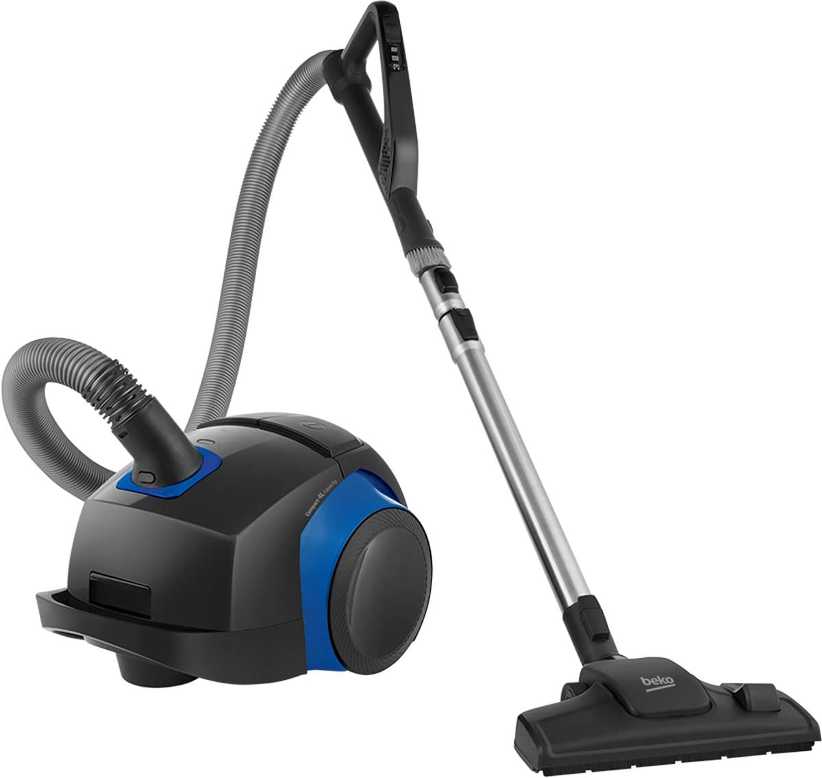 Beko VCC44820AB - Stofzuiger met zak - Zwart - Comfort handgreep - 4l — afbeelding 1