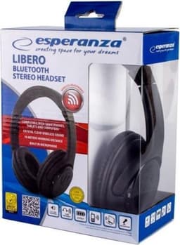 Esperanza Bluetooth Koptelefoon Libero Zwart — thumbnail 2