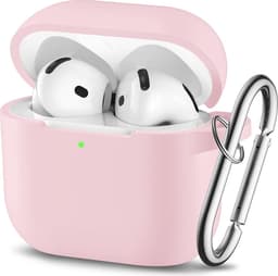 YONO Hoesje geschikt voor Airpods 4 - Case - Siliconen - Roze — thumbnail 1
