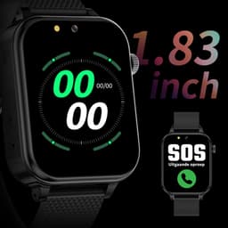 Wiesba WB75S - GPS Horloge Senior - Smartwatch voor Ouderen - Persoonlijke alarmen - alarm horloge ouderen - GPS Horloge Alzheimer - Valdetectie - Personenalarmering met SOS knop Alarmknop — thumbnail 5