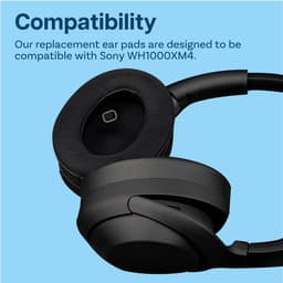 Vervangende Oorkussens voor Sony WH-1000XM4 Noise Cancelling Hoofdtelefoon van MMOBIEL - Cooling Gel Koptelefoon Oorkussens - Noise Isolation Earpads – Zwart — thumbnail 4