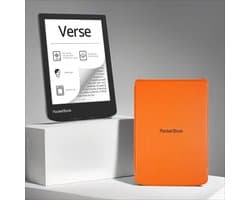PocketBook Verse e-reader Mist Grey – 6 inch – 8 GB + Oranje hoesje – voordeelbundel