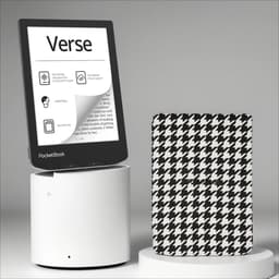 PocketBook Verse e-reader Mist Grey – 6 inch – 8 GB + Zwart/wit geruit hoesje – voordeelbundel — thumbnail 1