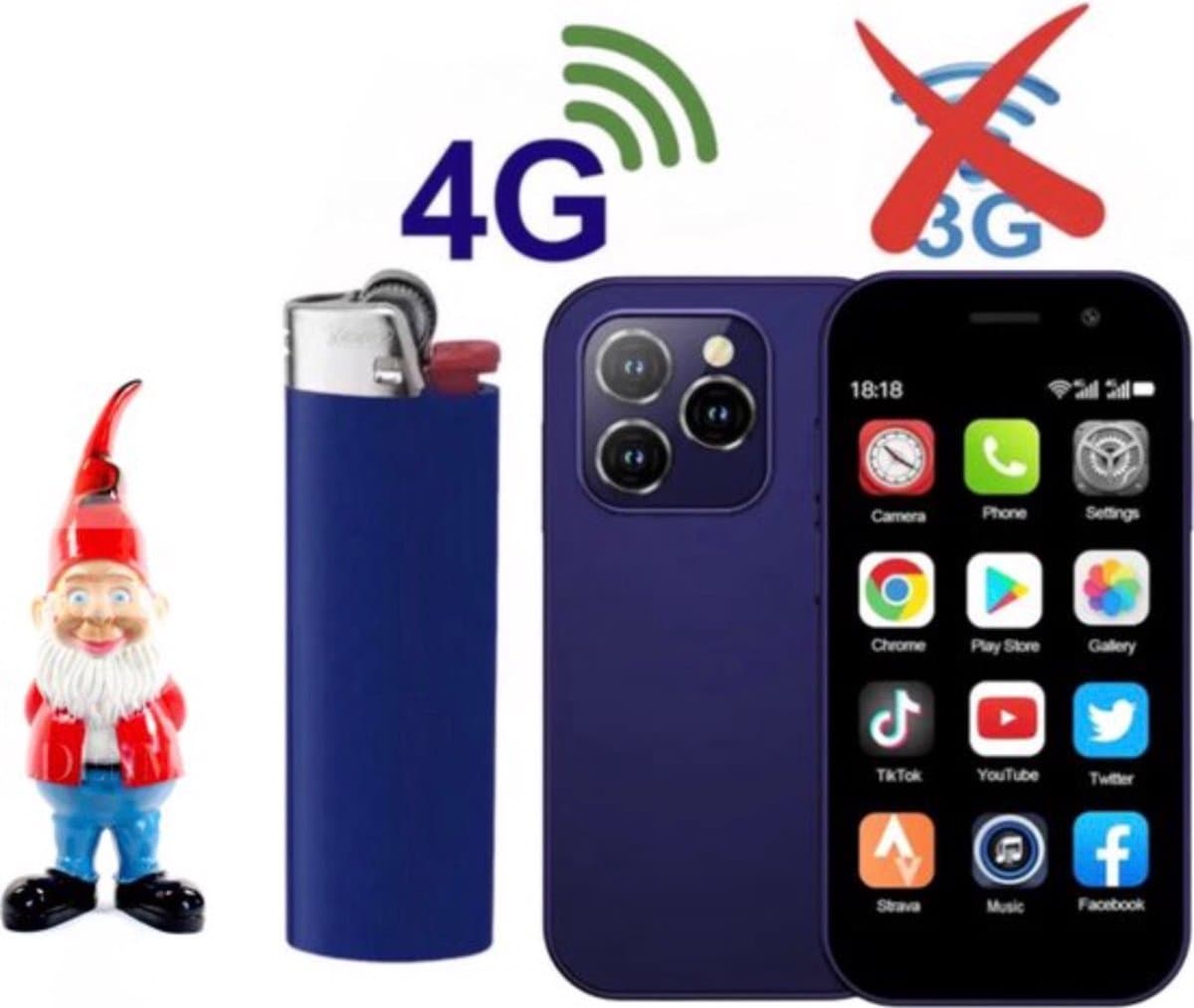 mini smartphone- mobiele telefoon- superkleine -klein -4G -Snelste -mini- gsm -android 10 — afbeelding 1