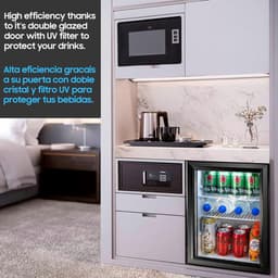 Equivera Mini Fridge for Drinks - Kleine Koelkast - Mini Koelkasten - Minibar - Mini Fridge - Mini Koelkast - Mini Koelkastje - Must have voor in Huis! — thumbnail 3
