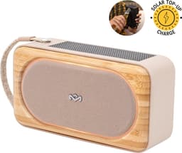 House of Marley Roots Solar Bluetooth speaker - Draadloze compacte speaker - Ingebouwde Flesopener - Solar Powerbank - Waterproof - 19 uur Batterijduur - Gemaakt van Duurzame Materialen - Cream — thumbnail 3