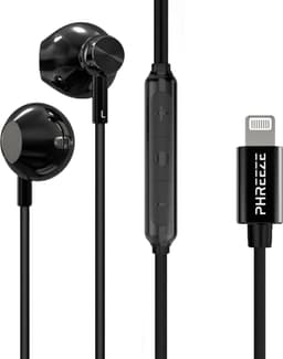 Phreeze EP20 Oordopjes met Draad - Geschikt voor Apple iPhone Oortjes - Lightning Aansluiting - Bass Boost - Microfoon - Voor 14 Pro Max en ouder — thumbnail 1