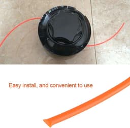 2.4mm Nylon Trimmer Lijn Draad - Voor Benzine Grastrimmer - Grasmaaier Maaien Touw - 50 Meter — thumbnail 2
