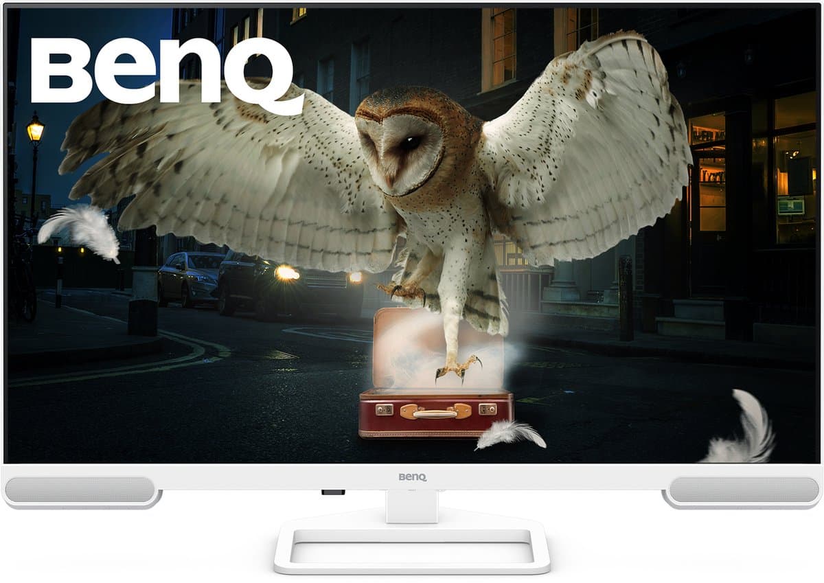 BenQ EW3290U computer monitor 32 inch 4K - 3840x2160 - Premium grote monitor met 98% P3 kleurdekking - AI Contrast technologie, ingebouwde 2.1 speakers met woofer - 1 USB Type-C - 3 HDMI poorten- Ergonomisch design - Eye-Care Technology — afbeelding 1