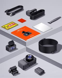 3 Lens Dashcam 5GHz WiFi met spraakbesturing - 1944P + dubbele 1080P autocamera - GPS - IR nachtzicht - 24 uur Parkeerbewaking - auto camera vrachtwagen - Max 512G Dashcam voor auto — thumbnail 3