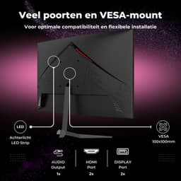 GAME HERO® 24 inch Full HD VA Curved Gaming Monitor - 165Hz - 1ms — thumbnail 5