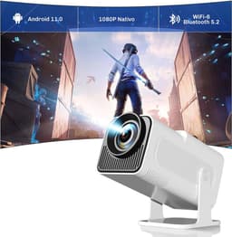 Mini Beamer 1080P Full HD - Draagbare Projector met Android TV en Wifi/Bluetooth — thumbnail 3