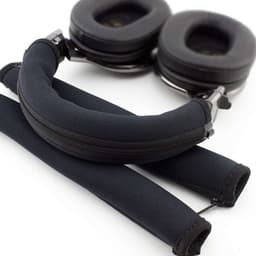 Somstyle Hoofdband Cover Geschikt voor AudioTechnica ATH M50X, M50, M40X, M40, M30X & M20X Koptelefoon - Neopreen - Band voor Hoofdtelefoon - Zwart — thumbnail 1
