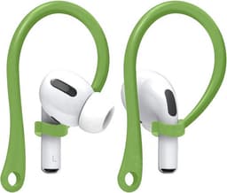 Ibley EarLoop Sport hooks groen voor Apple AirPods Pro 1/2 & AirPods 3/4 - Oorhaken - Siliconen sport haken - Geschikt voor AirPods Pro 1/2 en Apple AirPods 3/4 - Set van 2 — thumbnail 1
