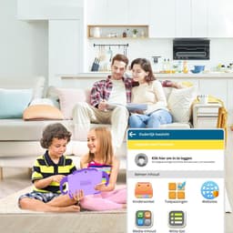 ApexArte® Kindertablet Vanaf 3 Jaar - Tablet Kinderen - Kinderspeelgoed - Lila — thumbnail 2