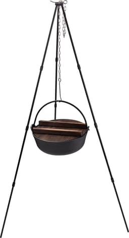 Campingmoon Driepoot 105 cm – Kookdriepoot met Ketting & Draagtas – Voor Kampvuur, BBQ en Dutch Oven (15 kg) — thumbnail 4