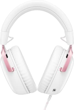 HyperX Cloud III Wired Gaming Headset - Wit/Roze (PC, PS5, Xbox Series X/S) — thumbnail 3