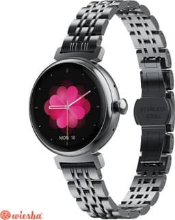 Wiesba Fashion Smart S7 - Sporthorloge met Hartslagmeter - Bloeddrukmeter - Stappenteller - Sport Horloge - Smart Watch Saturatiemeter - Smartwatch 1.04inch - 340x340 Resolutie - Donkergrijs — thumbnail 1