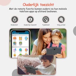 MKSS® Kindertablet Vanaf 3 Jaar - Tablet Kinderen - Kinderspeelgoed - Grijs — thumbnail 2