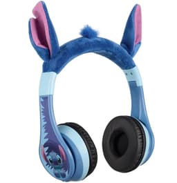 Stitch - draadloze kinderkoptelefoon - pluche oortjes - met volumebegrenzing - lange speeltijd — thumbnail 1