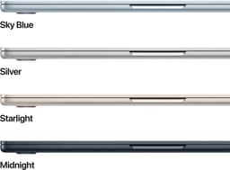 Apple MacBook Air (2025) 13.6 inch - M4 - 16 GB - 256 GB - Middernacht — thumbnail 5
