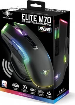 Spirit of Gamer Gaming Muis – Muis – Muis Draadloos – 8 Knoppen – RGB – 4800 DPI – Zwart — thumbnail 5