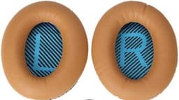 CHPN - Vervangende oorkussens geschikt voor Bose QC25 - Bruin - 1 paar - Links en rechts - Koptelefoon kussentjes geschikt voor Bose — thumbnail 2