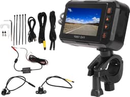 Motorfiets Actie Camera 3in Dash Cam 1080P Voor Achter Video Recorder - Rijden Loop Recording G Sensor Parkeerbewaking Waterdicht . — thumbnail 1