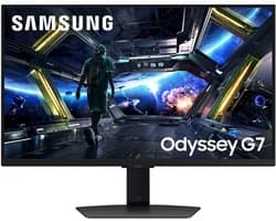 Samsung Odyssey G7 LS27DG702EUXEN - 4K IPS Gaming Monitor - 144Hz - 27 Inch