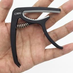 Knaak Gitaar Capo - Deluxe Capo - Zwart - Voor Akoestische, Elektrische en Klassieke Gitaar — thumbnail 2