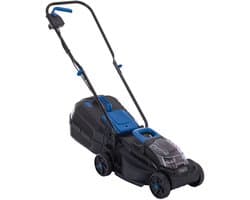 Scheppach BC-MP320-X Accu Grasmaaier - 20V - 32cm maaibreedte - maaihoogtes instelbaar: 20-60mm - voor tuinen tot 300m² - met 30L opvangbak