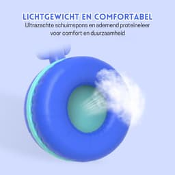 StayPowered Koptelefoon - Veilig & Comfortabel voor Kinderen - 85dB Geluidslimiet - Zacht Memory-Schuim - Ergonomisch Ontwerp - Opvouwbaar & Duurzaam - Verstrengelvrij Kabel - Universele Compatibiliteit - Darkblue - Levering Sneller dan Aangegeven! — thumbnail 5