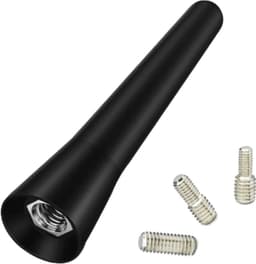 FM/AM Auto Antenne Mini Universeel Zwart - 6.5 cm. — thumbnail 1