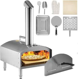 Bolt Edge Pizza Oven - Steenoven - Houtgestookt - Inclusief pizzasteen en spatel — thumbnail 1