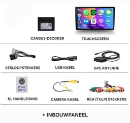Autoradio 4/64GB met Carplay en Android auto | Geschikt voor Renault Clio 3 2005-2014| Radio scherm met Navigatie | 2005 2006 2007 2008 2009 2010 2011 2012 2013 2014 — thumbnail 3
