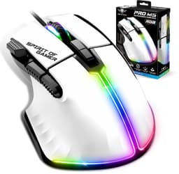 Spirit of Gamer PRO-M5 RGB Gaming Muis - Ergonomische Gamer Muis met Hoge DPI en 8 Programmeerbare Knoppen - 12800 DPI Optische Sensor — thumbnail 1