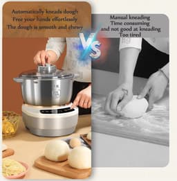 Professionele Deegkneedmachine met Fermentatiefunctie en Roestvrijstalen Behuizing — thumbnail 5