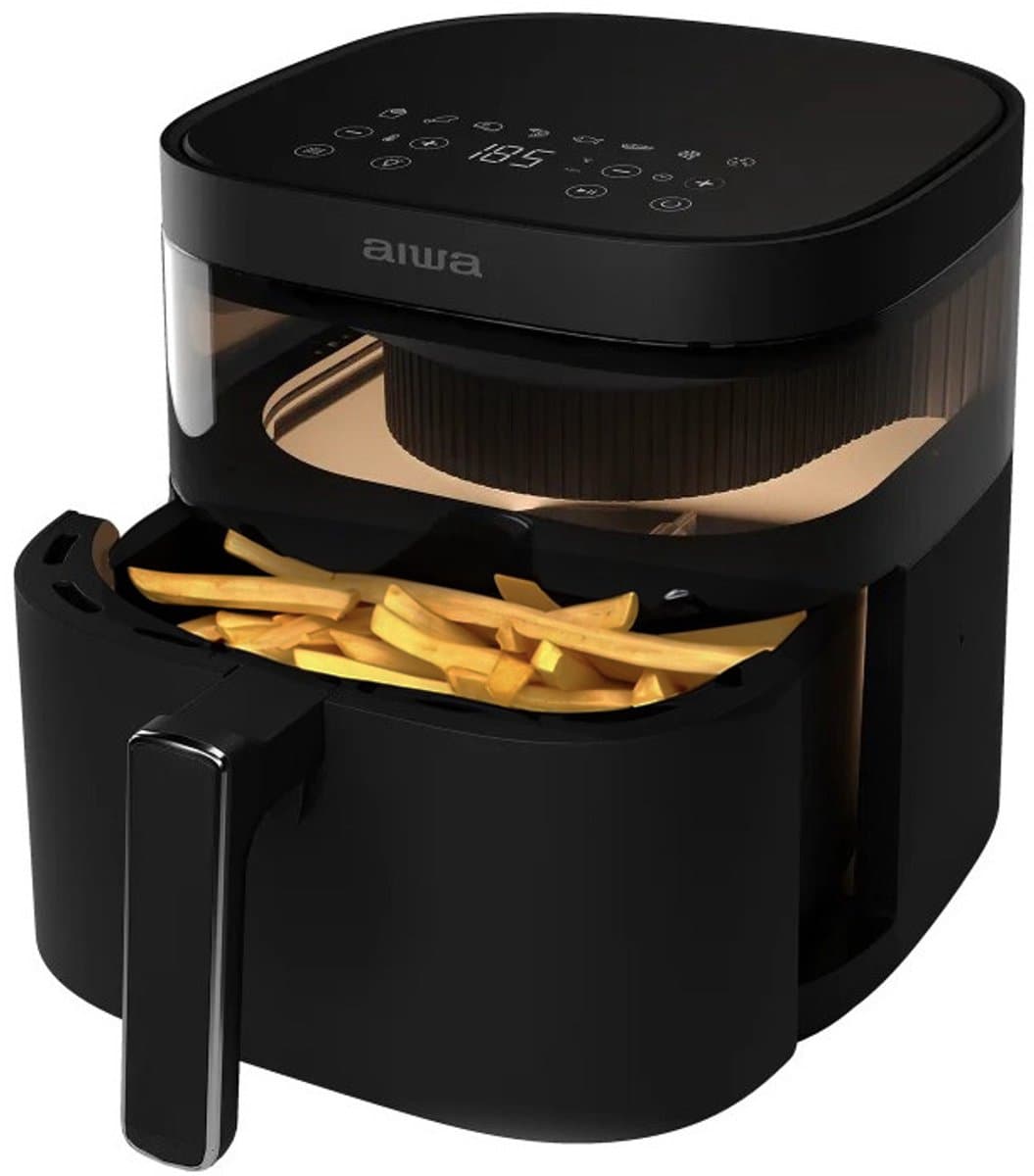 Aiwa AFR-6000 Airfryer – Heteluchtfriteuse – 6 Liter –1700 Watt – Zwart — afbeelding 1