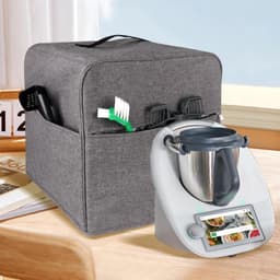 Stofkap Afdekhoes Keukenmachine Grijs met 4 Vakken Waterdicht — thumbnail 1