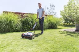 Premium Handgrasmaaier met Helikoptersnede - 38 cm Werkbreedte voor Tuinen tot 250 m² — thumbnail 4