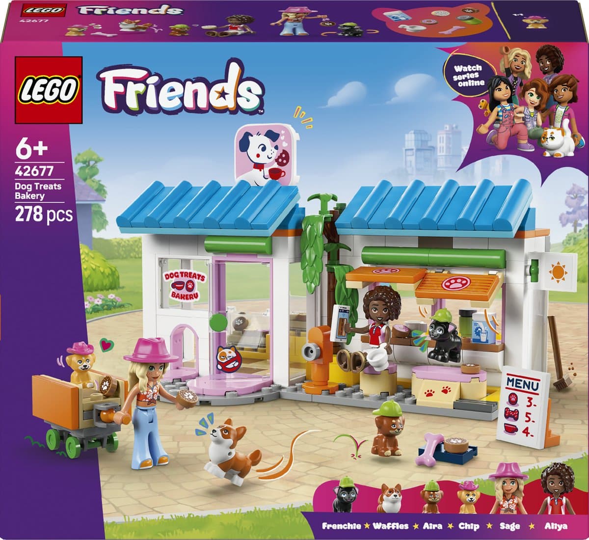 LEGO Friends - Bakkerij voor hondensnacks Constructiespeelgoed — afbeelding 1