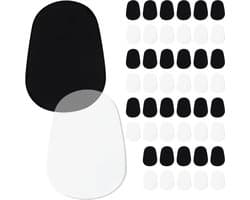 Somstyle Mondstuk Kussens voor Saxofoon & Klarinet - 48 Stuks - 0,8 mm Rubber - Mondstukpatches - Zwart & Transparant