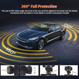 Dashcam 1080P Auto Camera met 2.4'' IPS Scherm en 170° Groothoek — thumbnail 3