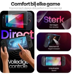 Phreeze screenprotector geschikt voor Nintendo Switch 2 screen protector - 9h gehard glas - tempered glass - krasbestendig - scherm bescherming — thumbnail 3