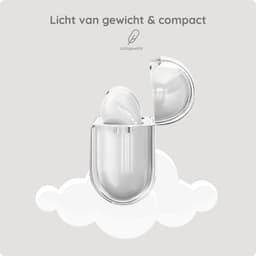 Cazy siliconen Hoesje geschikt voor Apple Airpods Pro 3 - Inclusief karabijnhaak - Beschermt tegen krassen en stoten - Transparant — thumbnail 2