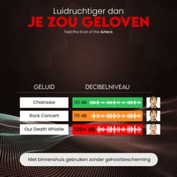 Aztec Death Whistle - Doodshoofd - Schreeuwende Fluit - Handgemaakt - Tot 120 Decibel - Azteekse Doodsfluit — thumbnail 2