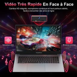 Acemagic-18,5 inch IPS Full HD Laptop-lntel N150 -tot 3,6 GHz-16GB DDR4 RAM 512 GB SSD -Windows 11 Pro-WiFi 5- BT5.0-Zilver — thumbnail 3