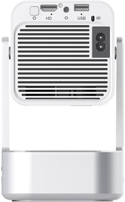 Zenwire® PrimeView IMC360 – Mini Projector 360° Android 13 – Beamer WiFi 6 – Bluetooth 5.2 – Full HD 1080p – 4K-ondersteuning – 400 ANSI Lumen – 270° Rotatie – Autofocus – Compact & Stil — thumbnail 2