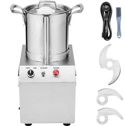 Keukenmachine Foodprocessor - Groentehakker - 4 L Capaciteit - RVS Voedselveilig - 2 Extra S-messen - Multifunctioneel Voor Groente Fruit Noten Granen — thumbnail 1