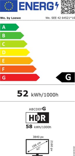 We. by Loewe We. SEE 42 oled dc 106,7 cm (42") 4K Ultra HD Smart TV Wifi Zwart — thumbnail 2